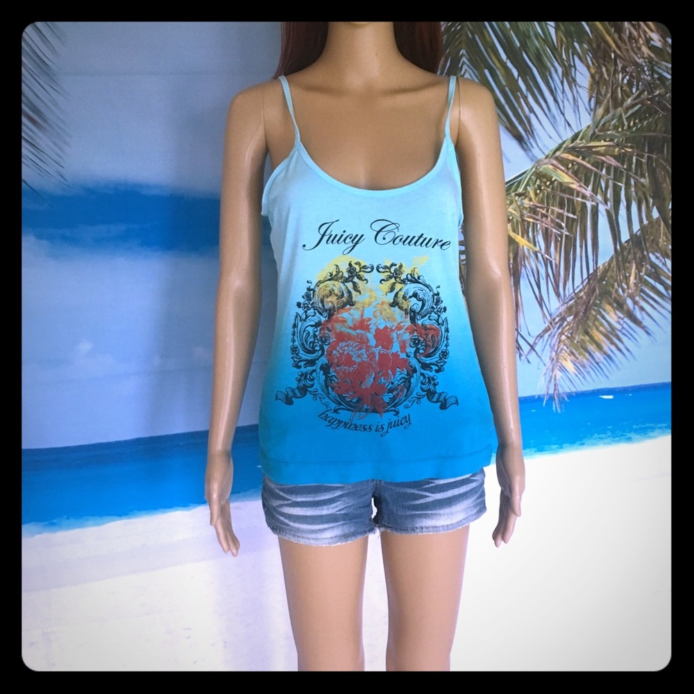 Juicy couture ombré tank top size medium